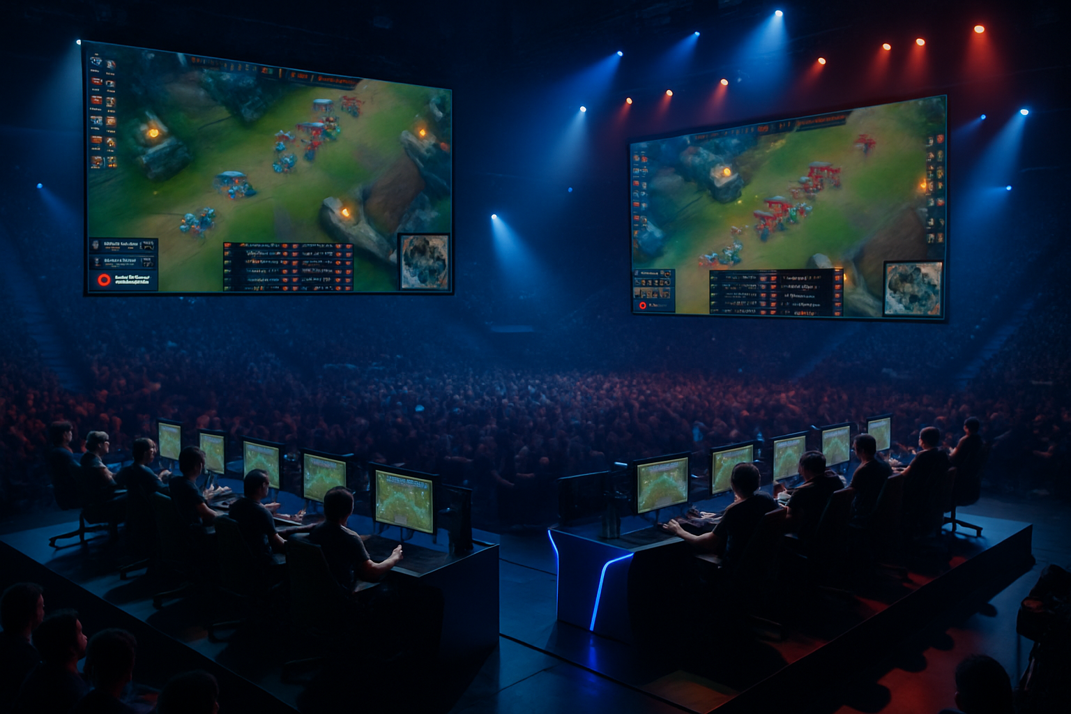 Esport turnuva sahnesi